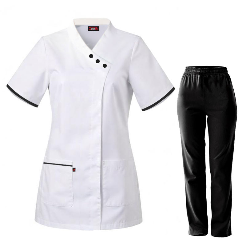 Ensemble spa xworks pour femme col officier Noir